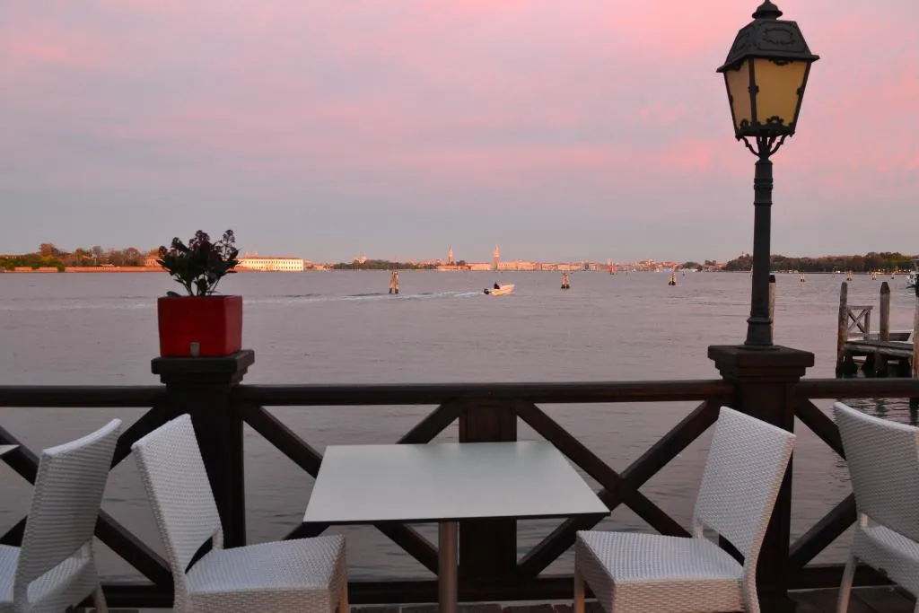 Restaurant, Hotel Villa Laguna, Venice
