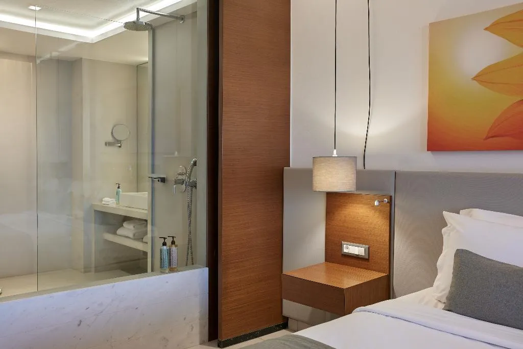 JUNIOR SUITE WITH PRIVATE POOL Room, Atlantica Kalliston Resort & Spa, Crete