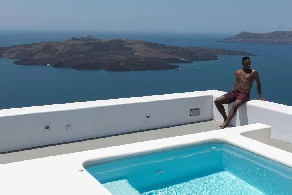 Pool, Aria Suites, Santorini