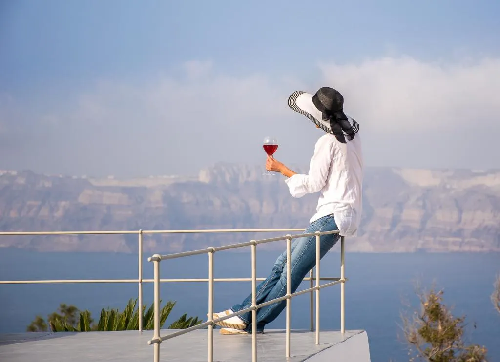General view, Cape 9, Santorini