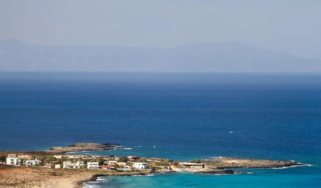 General view, Blue Beach, Crete