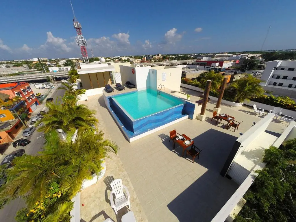 General view, Hotel Angelo's, Playa Del Carmen