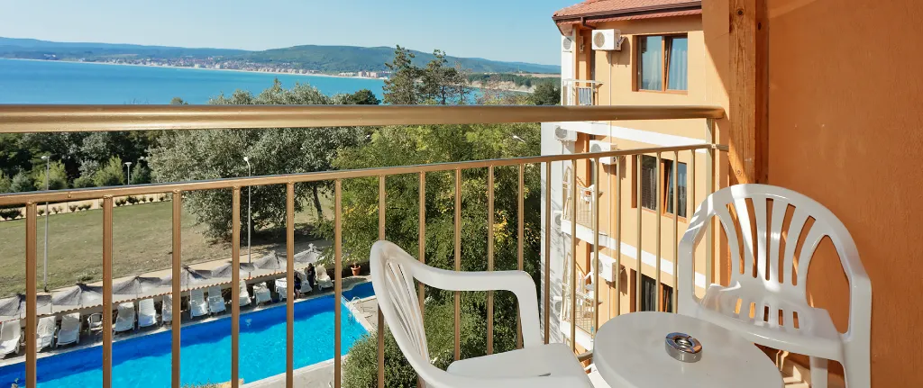 SINGLE SEA VIEW Room, Vemara Club, Bourgas