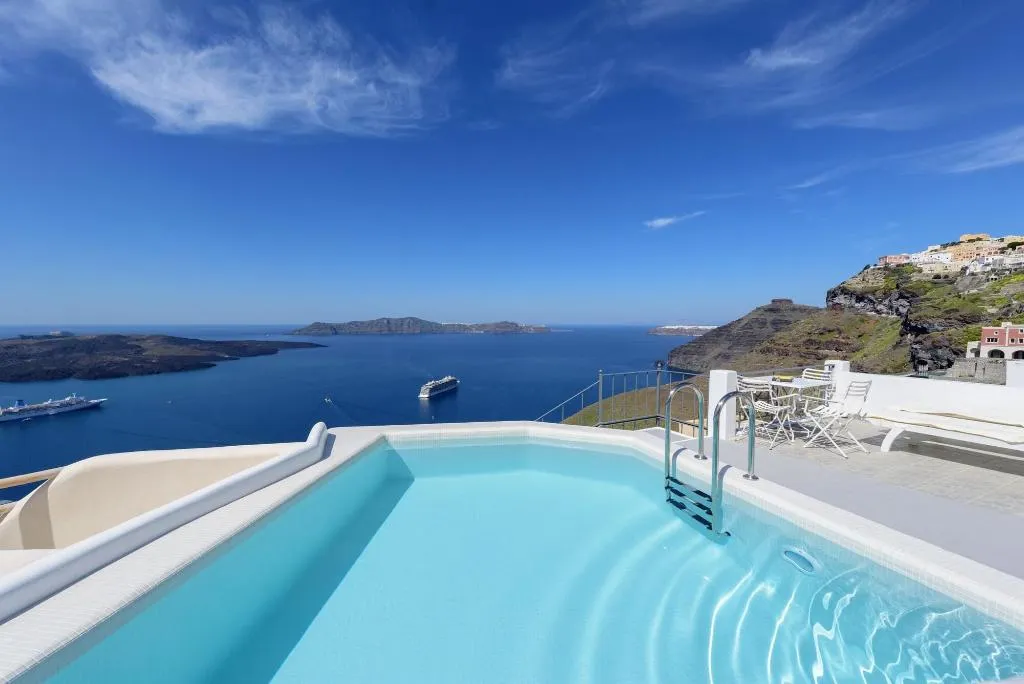General view, Villa Renos, Santorini