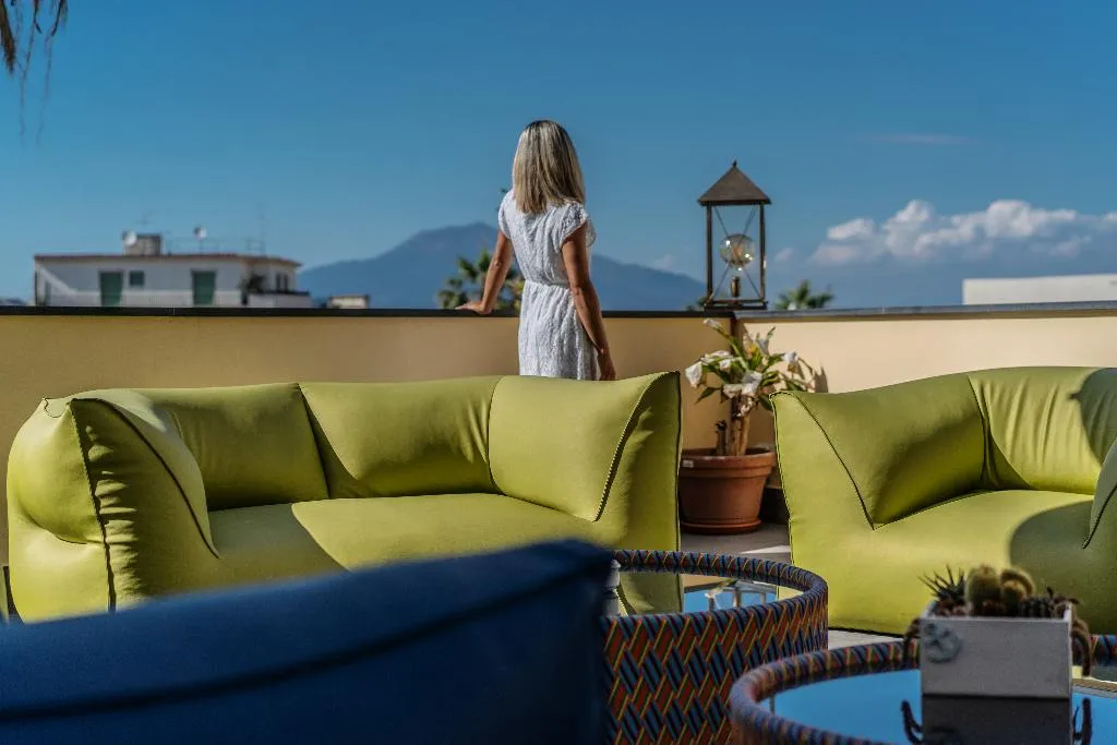 Terrace, Don Giulio Luxury Rooms, Naples