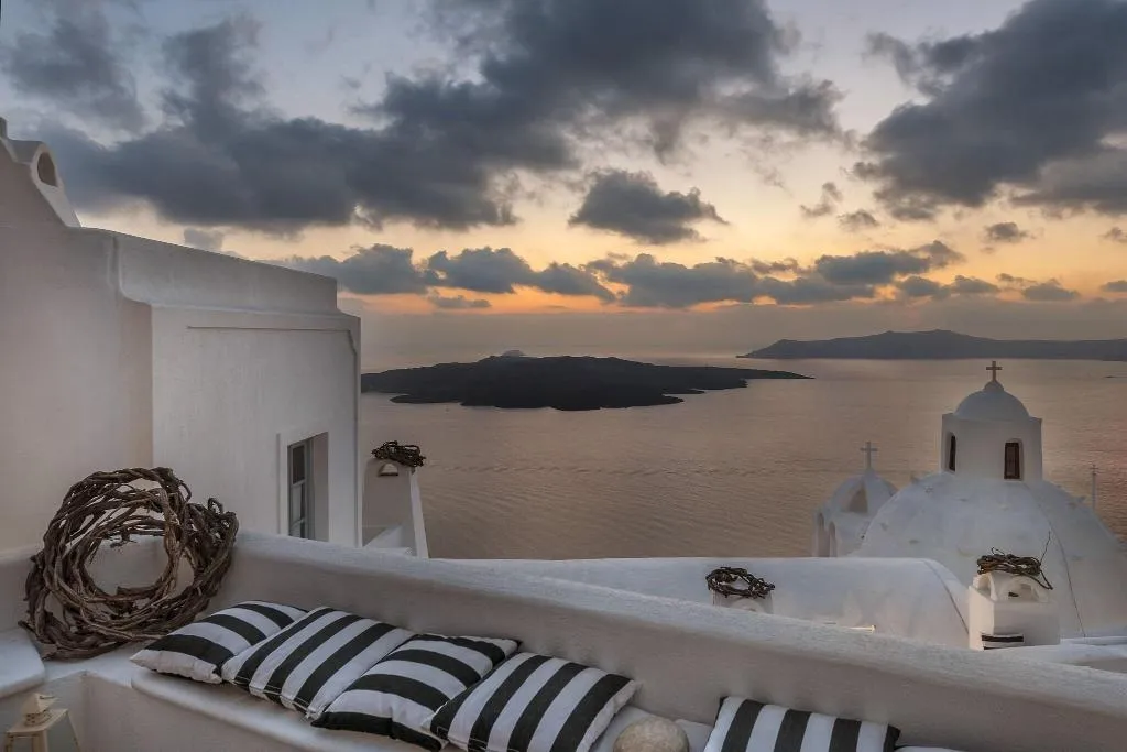 General view, Aigialos Luxury Traditional Settlement, Santorini