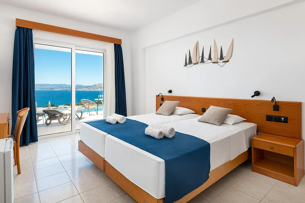 DOUBLE SEA VIEW WITH PRIVATE POOL Room, Lindos Nest, Rhodes