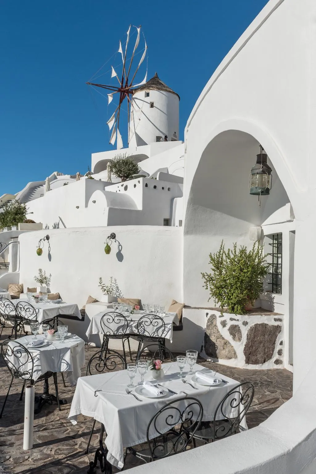 Restaurant, Fanari Villas, Santorini