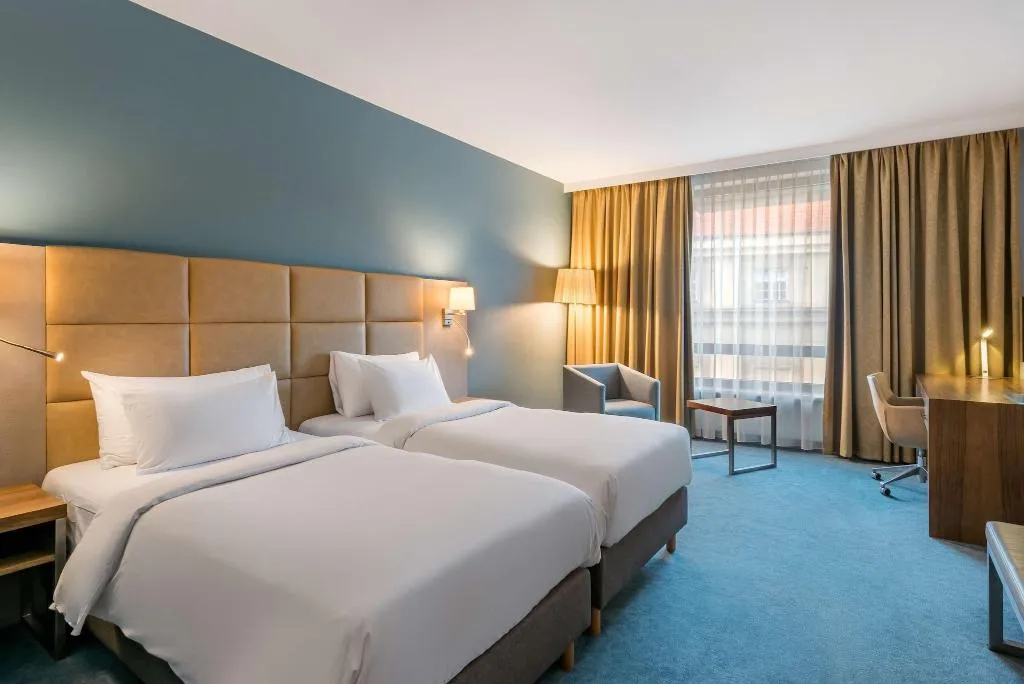DOUBLE QUEEN SIZE BED Room, Radisson Blu Hotel Krakow, Krakow