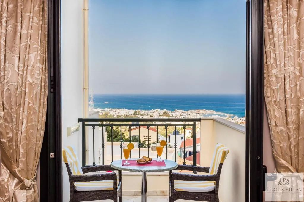 Terrace, Pilot's Villas Luxury Suites, Crete