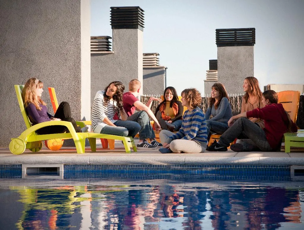 Terrace, Residencia de estudiantes Onix, Barcelona