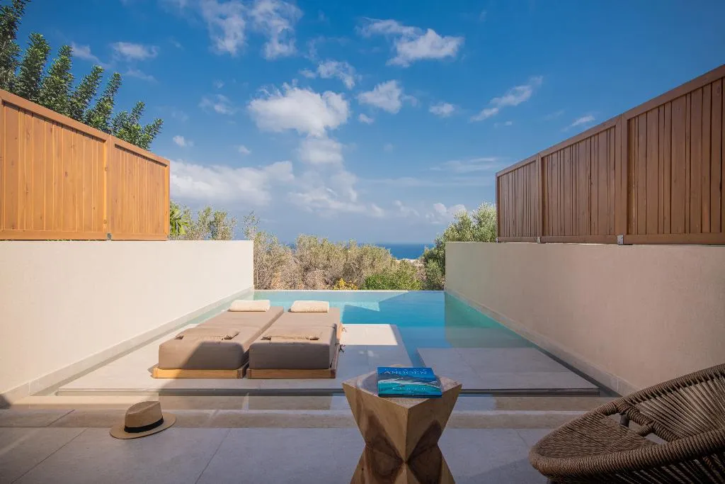SUITE DELUXE WITH PRIVATE POOL Room, Casa Blu Boutique Hotel "by Checkin" Adults Only, Crete