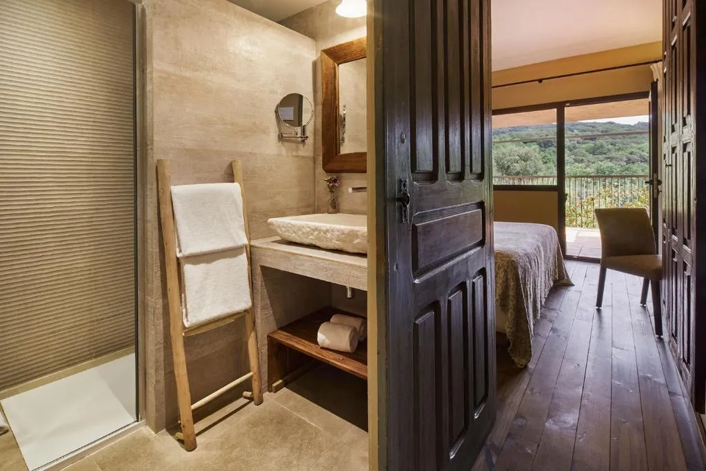 DOUBLE WITH TERRACE Room, Hotel Mas Salagros EcoResort & Aire Ancient Baths, Barcelona