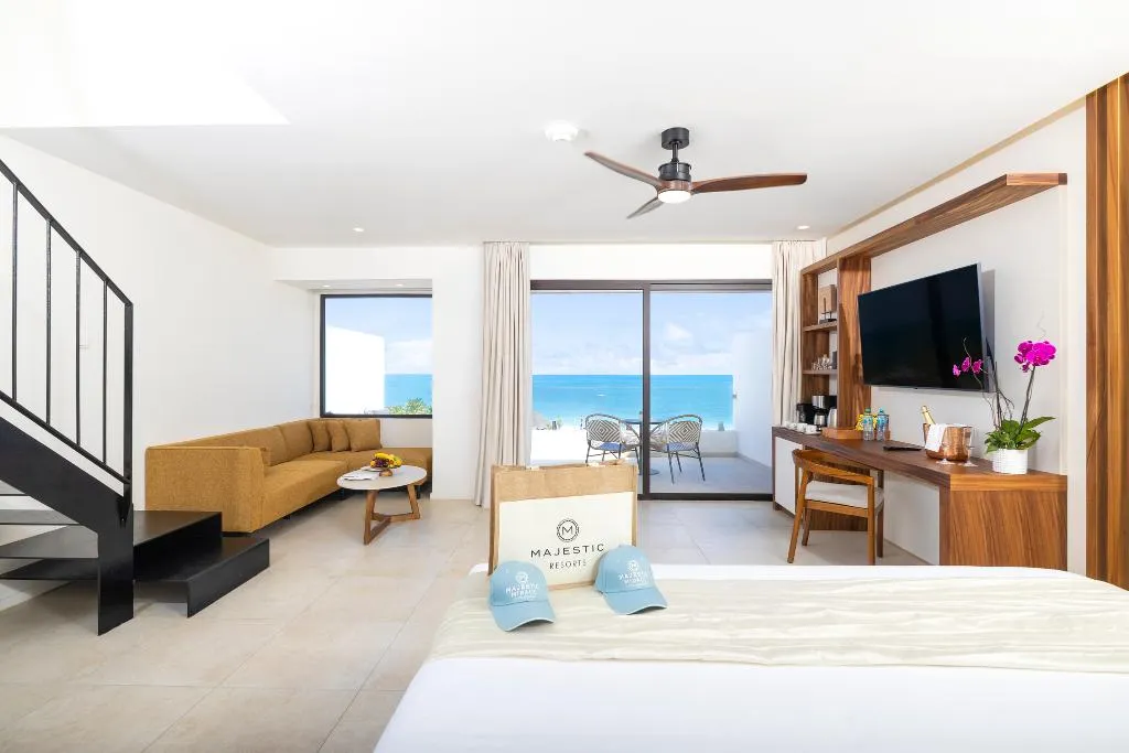 SUITE OCEAN FRONT Room, Majestic Mirage Costa Mujeres - All Suite Resort, Cancun Area