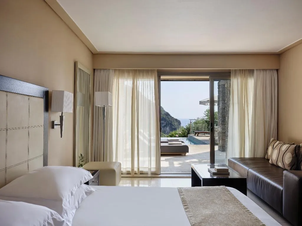 DOUBLE DELUXE WITH PRIVATE POOL Room, Atlantica Grand Mediterraneo Resort & Spa, Corfu