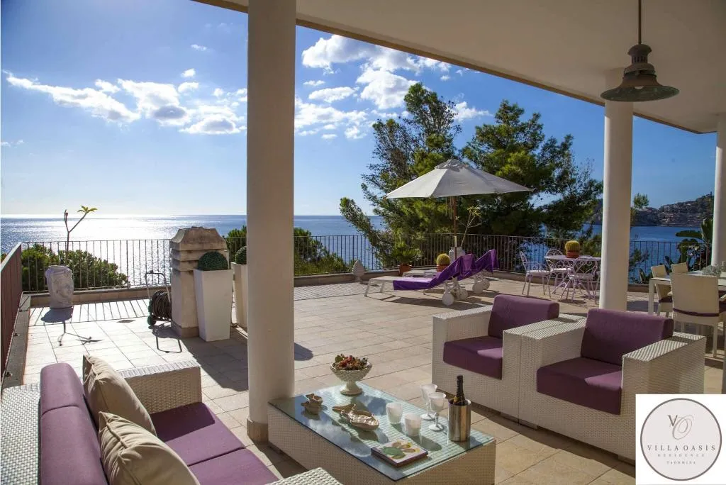 Terrace, Villa Oasis, Taormina
