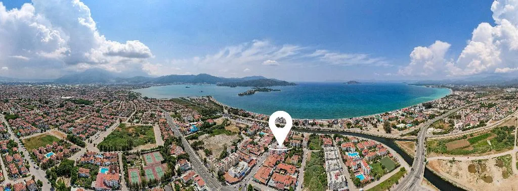 General view, Skykhan Otel, Dalaman