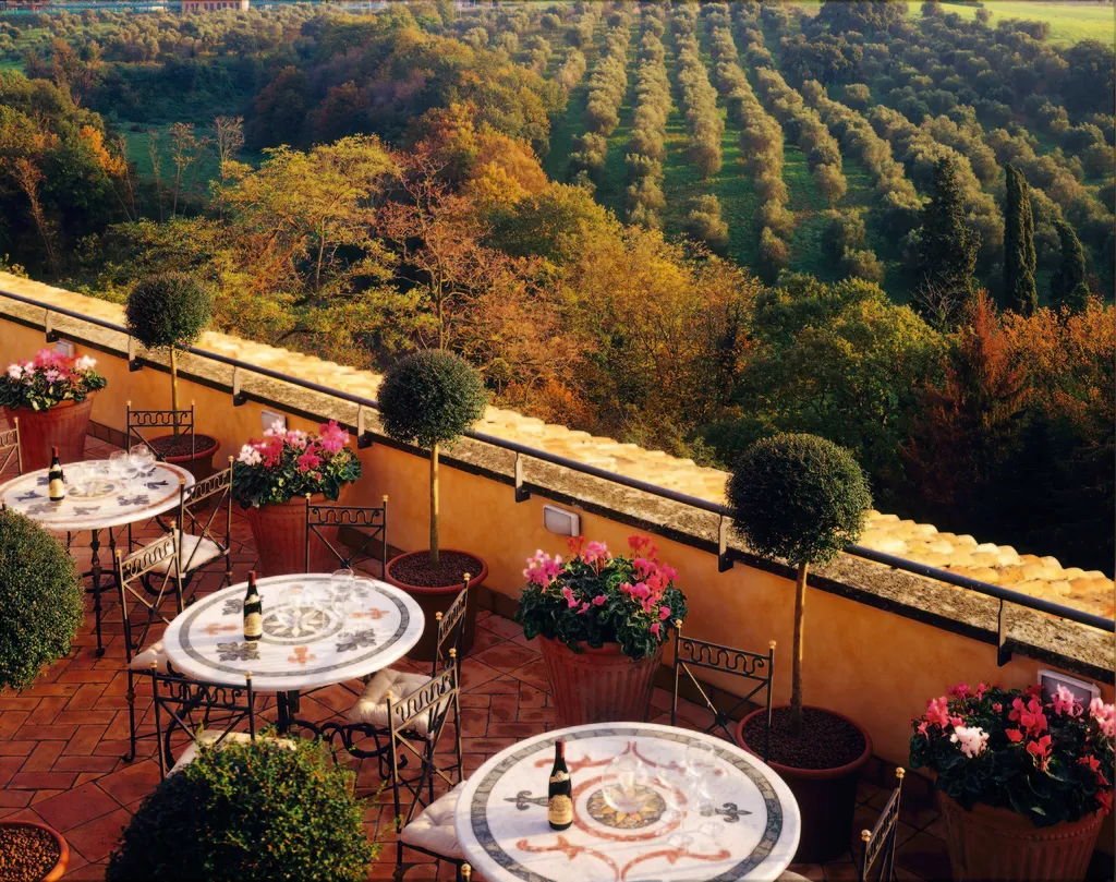 Terrace, Castello della Castelluccia, Rome