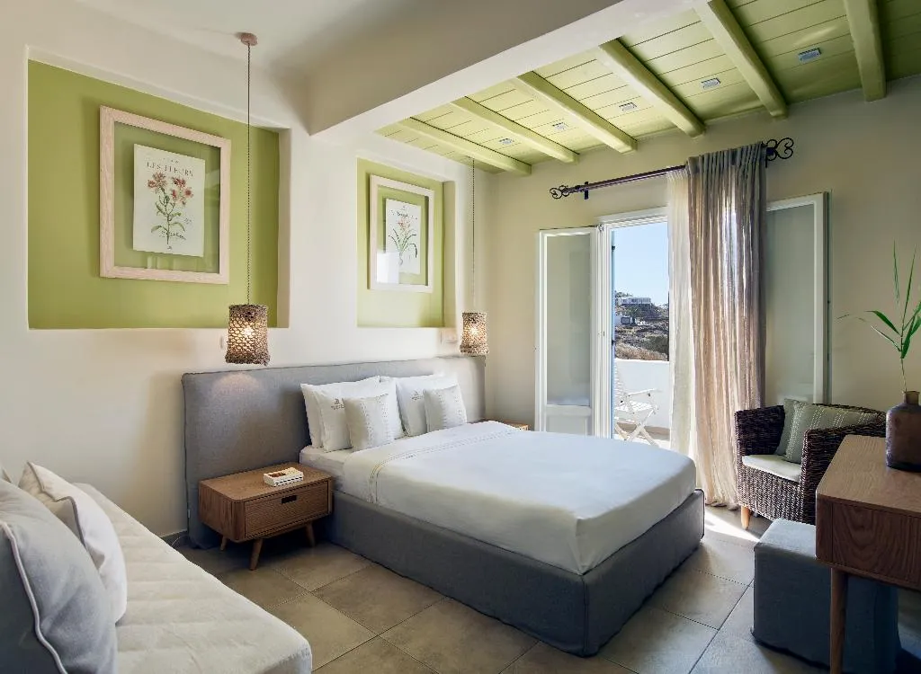 Double or Twin SIDE SEA VIEW Room, Vencia Boutique Hotel, Mykonos