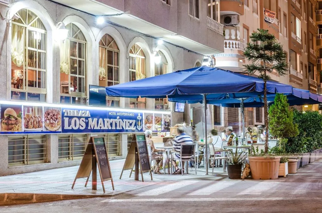 Terrace, Hotel Mediterraneo, Costa Blanca