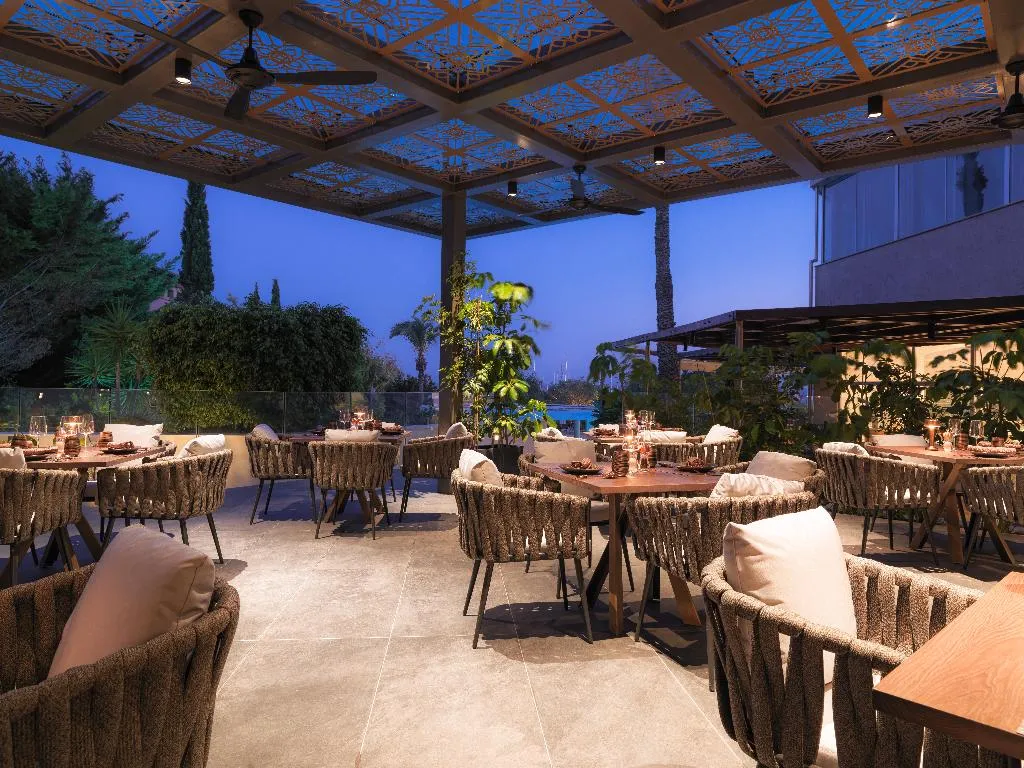 Restaurant, The Tower at St Raphael Resort, Cyprus