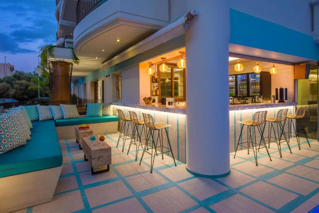 Bar, Anesis Blue Boutique Hotel, Crete