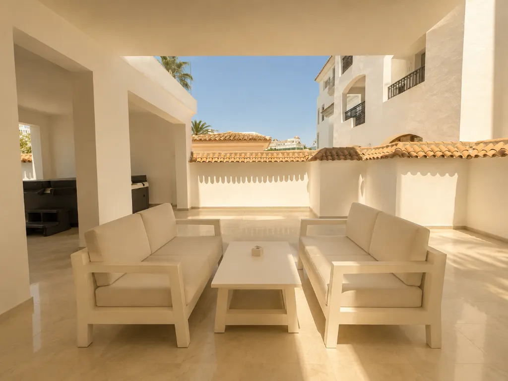 Terrace, B51 Executive Flats, Costa Del Sol