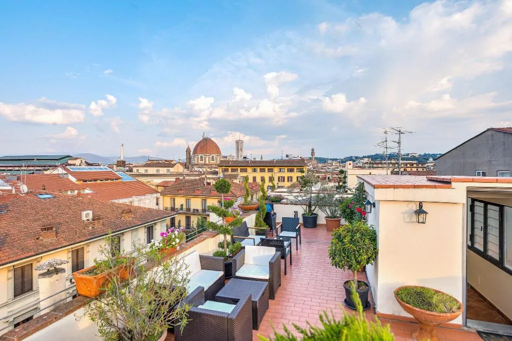Terrace, Hotel Bijou Roof Terrace, Florence