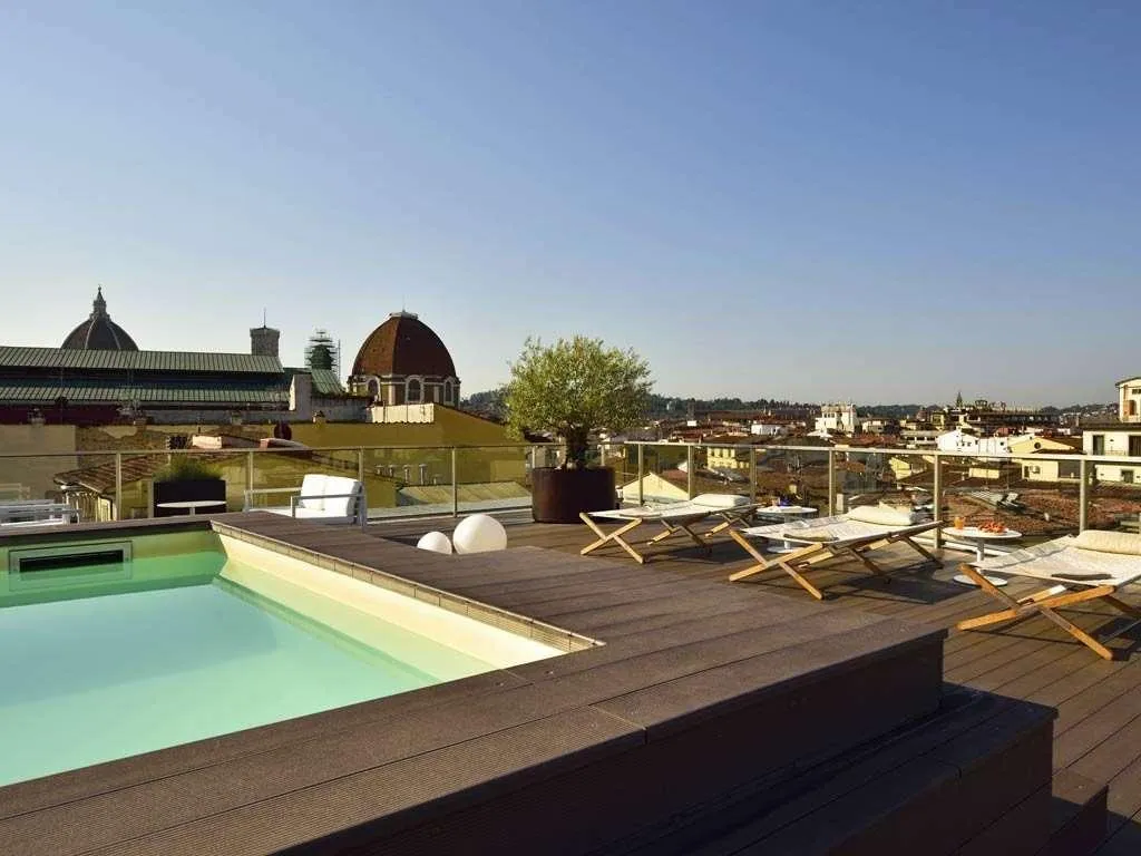 Pool, Hotel Glance In Florence, Florence