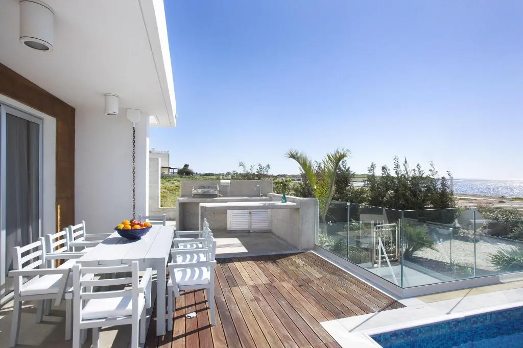 Terrace, Paradise Cove Luxurious Beach Villas, Cyprus