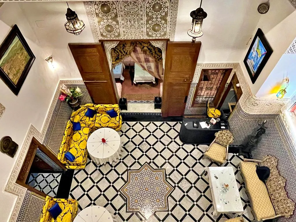 Lobby, Dar Guennoun, Fez