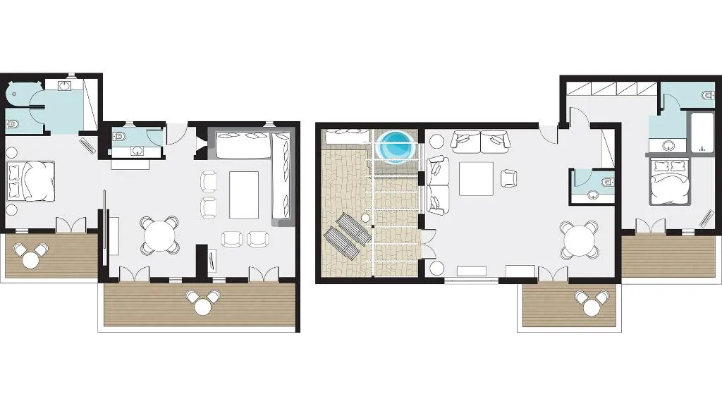 SUITE SEA VIEW CAPACITY 4 Room, Mykonos Blu, A Resort to Live, Mykonos