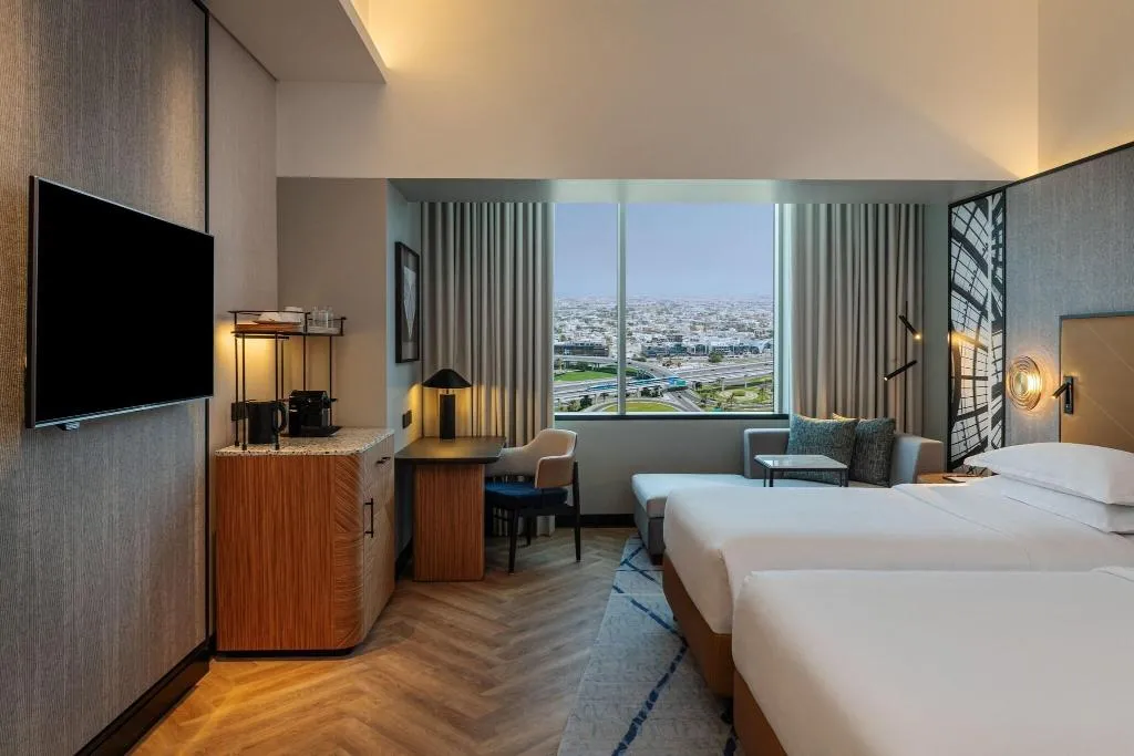 TWIN CLUB Room, Sheraton Dubai Mall of the Emirates Hotel, Dubai