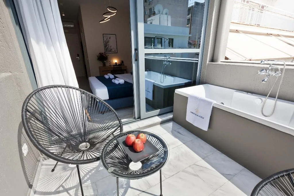 DOUBLE DELUXE WITH JACUZZI Room, Trendy By Athens Prime Hotels, Athens