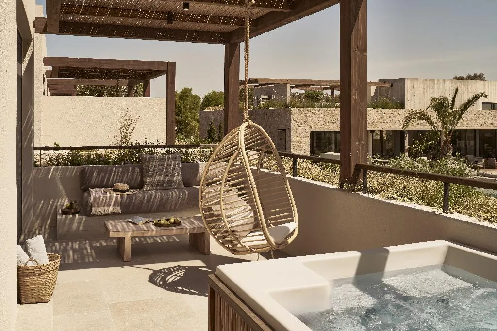 JUNIOR SUITE WITH JACUZZI Room, Theros All Suite Hotel, Kos