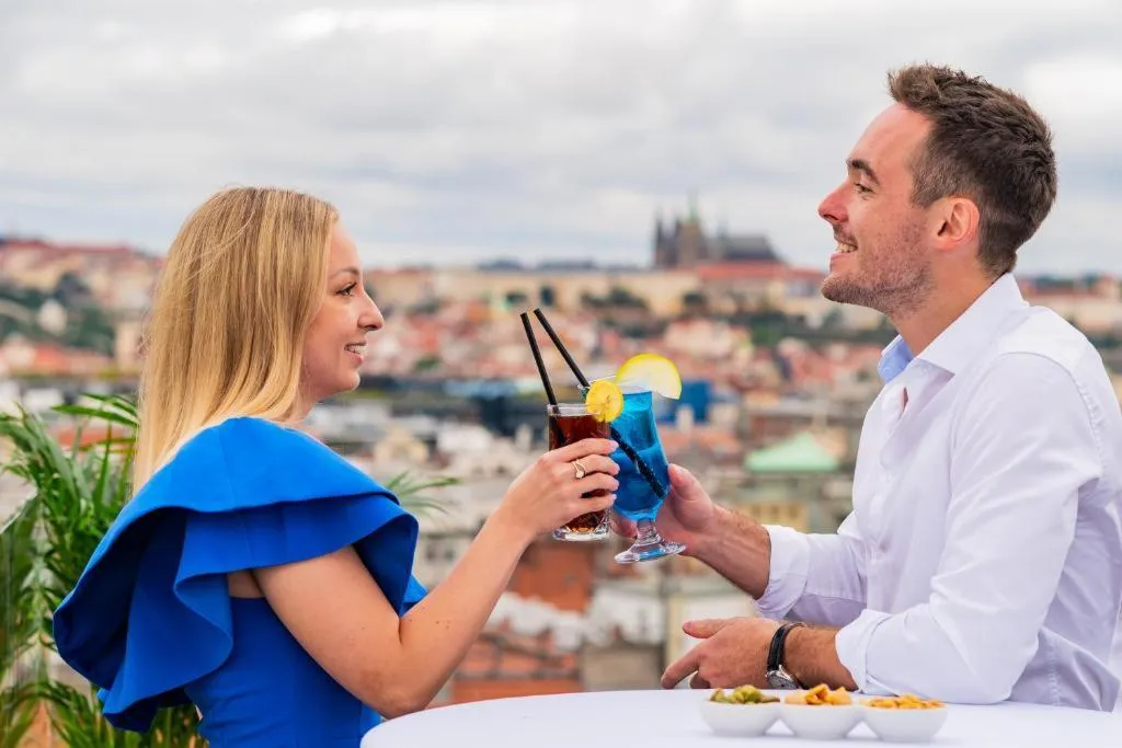 Terrace, Hotel Wenceslas Square, Prague