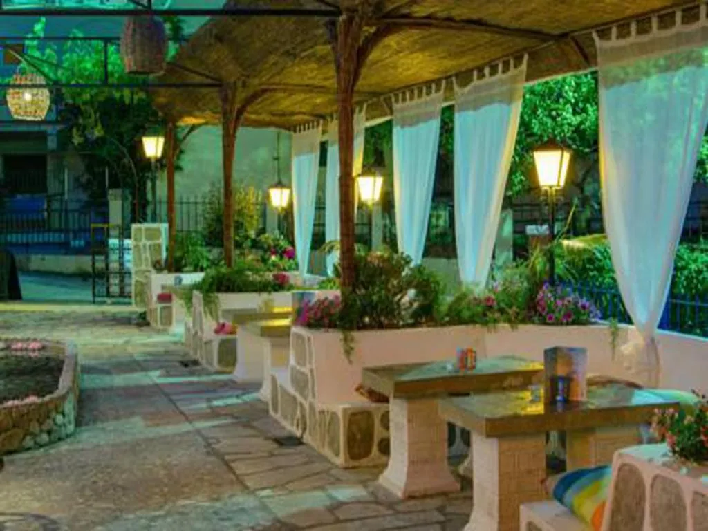 Terrace, Sirena Beach Hotel, Corfu