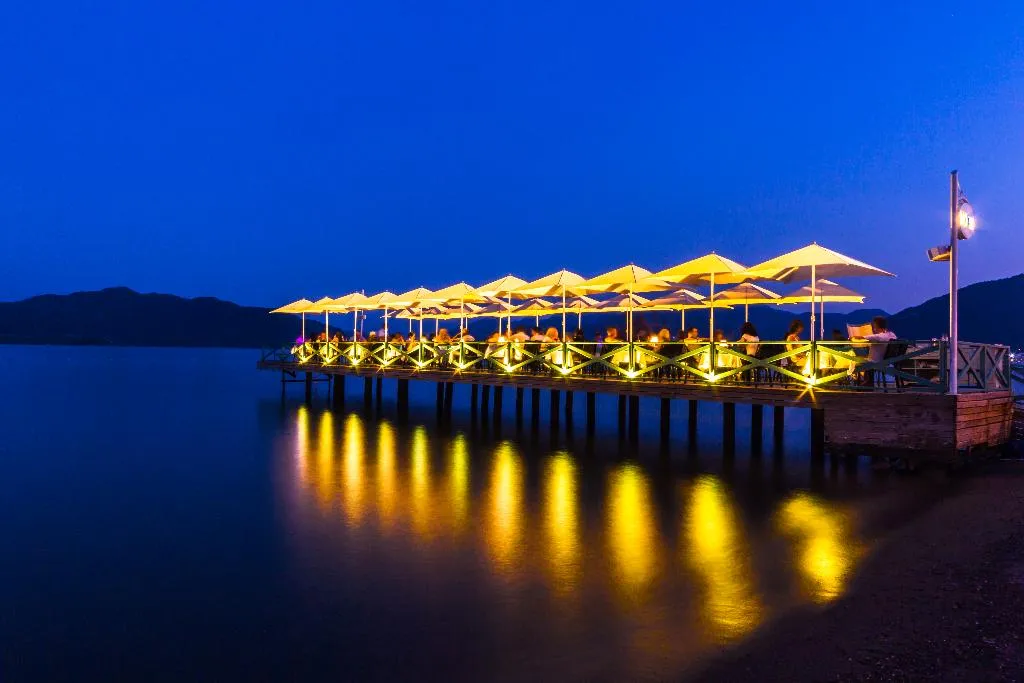 General view, Honeymoon Beach, Dalaman