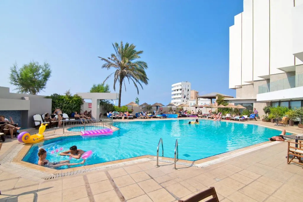 Pool, Blue Sky City Beach Hotel, Rhodes