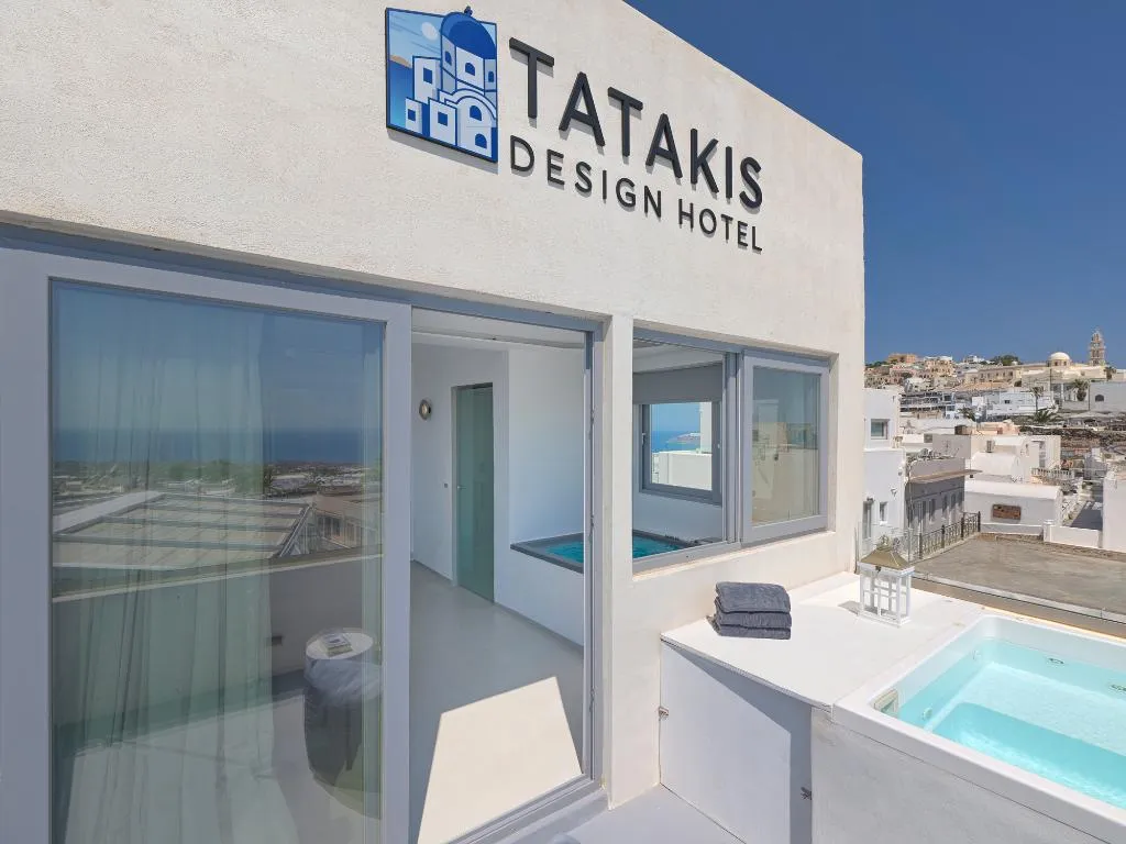 SUITE WITH JACUZZI WITH VIEWS Room, Tatakis Design Hotel, Fira, Santorini