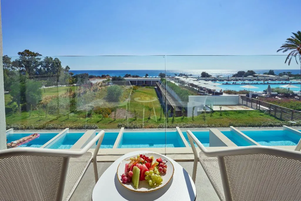 JUNIOR SUITE SEA VIEW Room, Gennadi Grand Resort, Rhodes