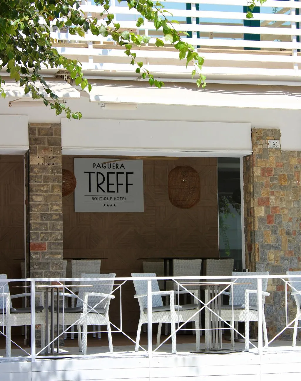 Terrace, Paguera Treff Boutique Hotel, Majorca
