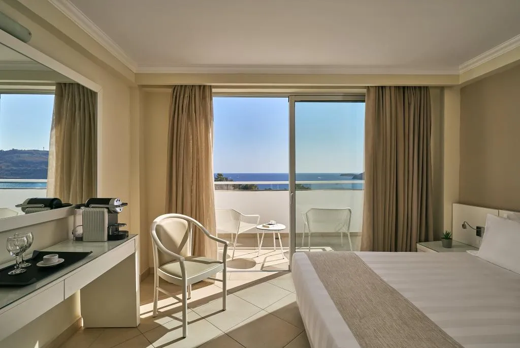JUNIOR SUITE DELUXE SEA VIEW Room, Lindos Village Resort & Spa, Rhodes