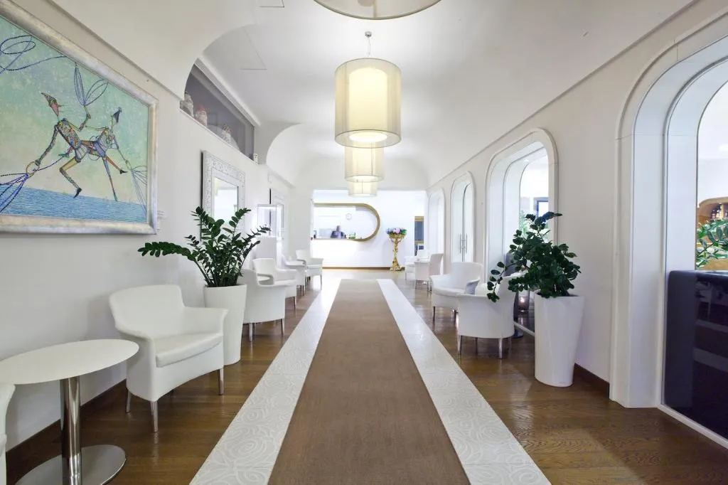 Lobby, Hotel Plaza, Naples