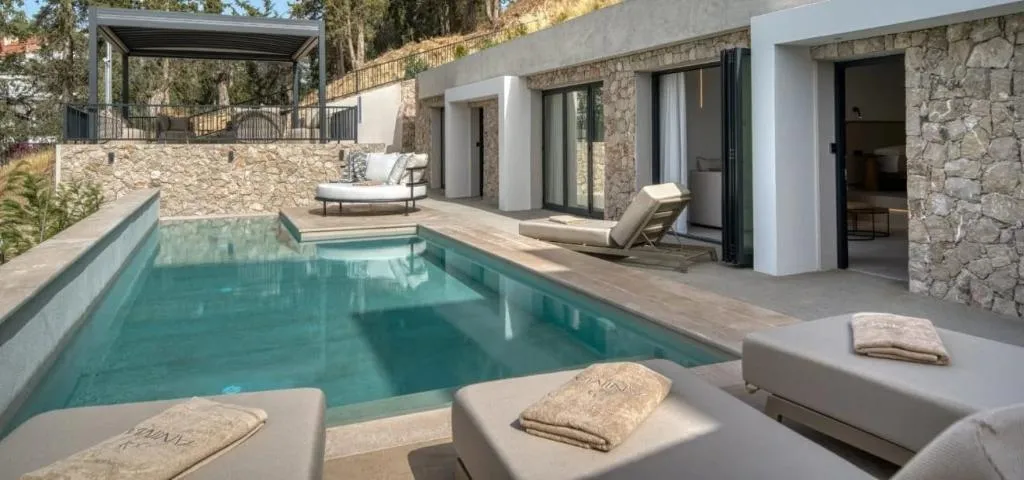 JUNIOR SUITE POOL VIEW Room, Anima Deluxe Suites, Kalamata