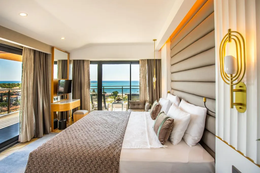 DOUBLE SEA VIEW WITH TERRACE Room, Alexia Resort & Spa +16 Adult Only, Antalya