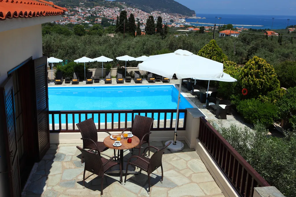 Terrace, Skopelos Holidays Hotel & Spa, Skiathos