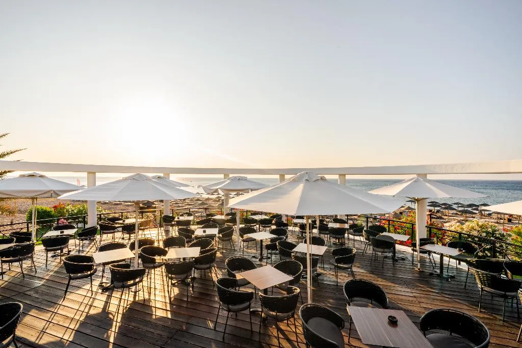 Terrace, Calypso Beach, Rhodes