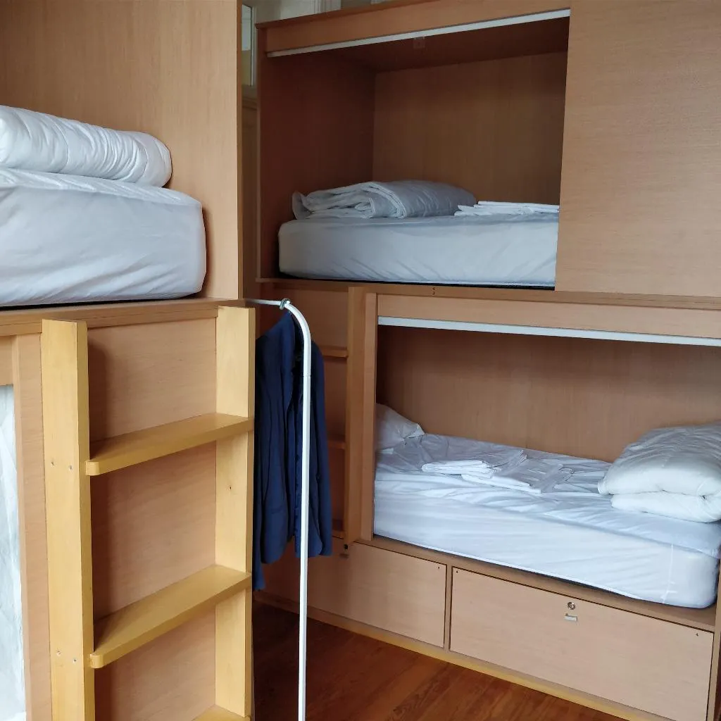 Bed in dormitory ONE BEDROOM Room, Oporto Music Hostel, Porto