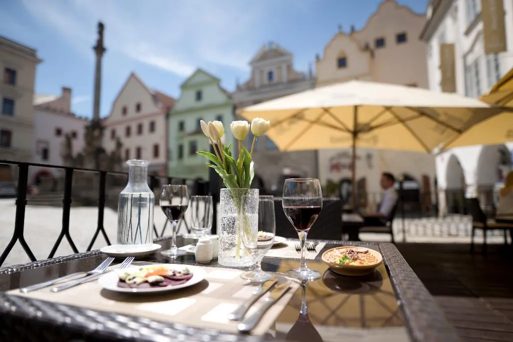 Terrace, hotel OLDINN, Prague